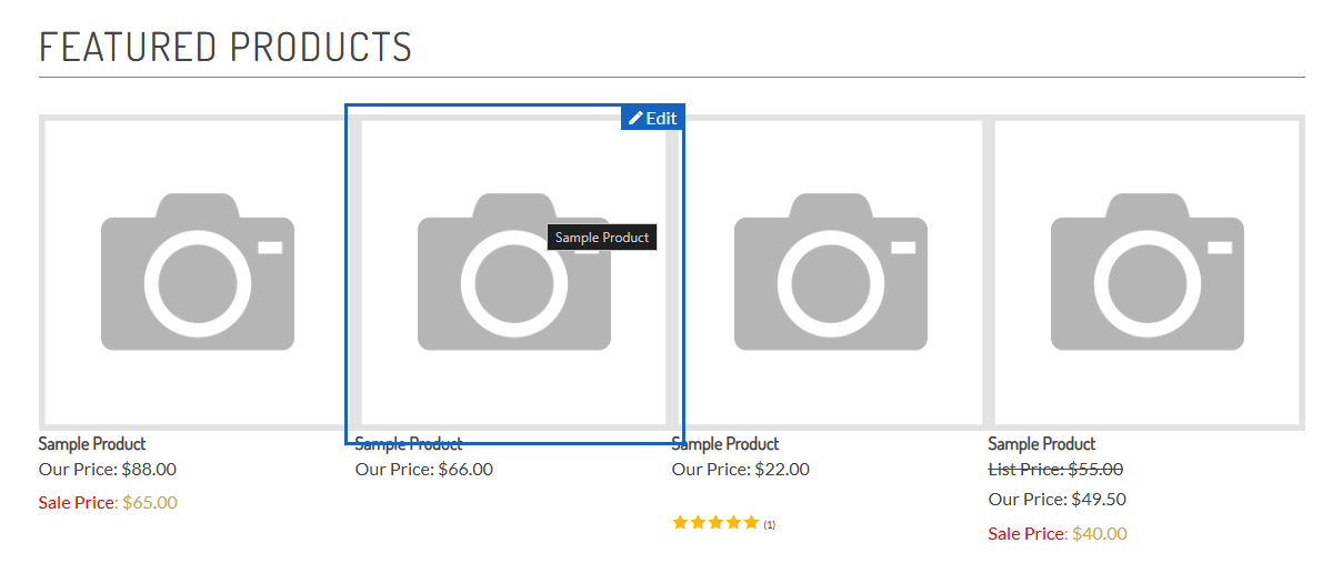 Editing an existing element 