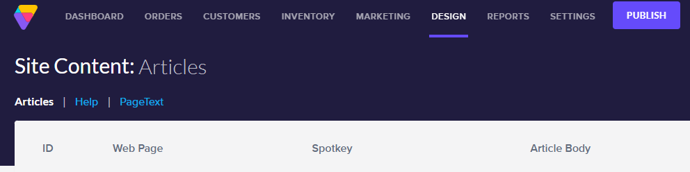 Design Site Content Design Site Content