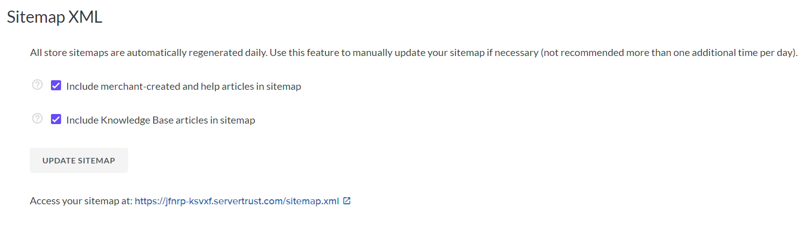 Sitemap XML