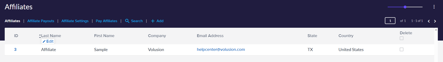 Viewing Affiliates Viewing Affiliates