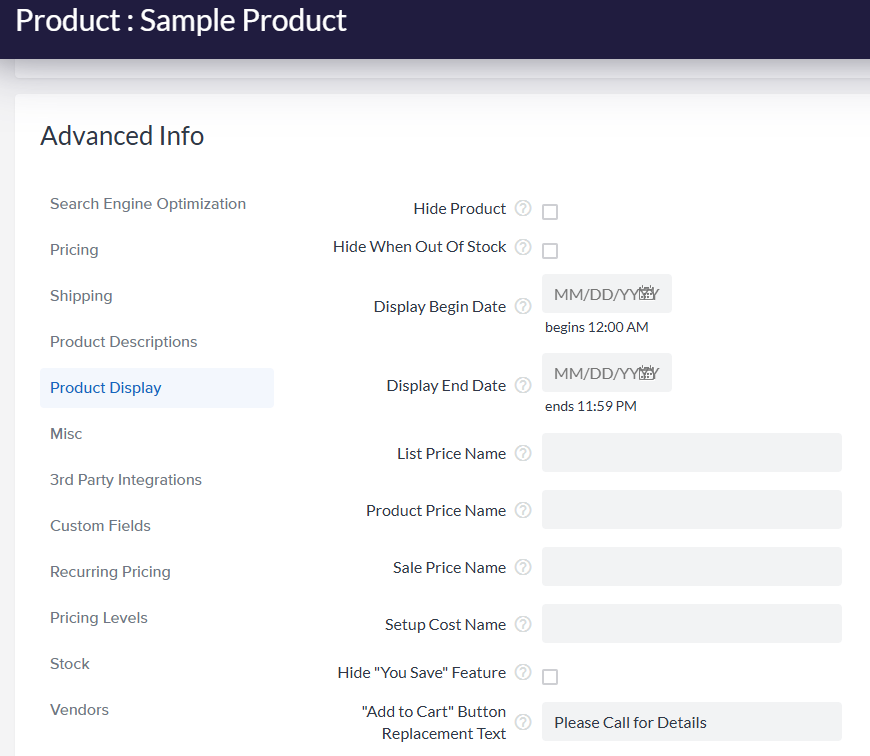 Editing the add to cart button replacement text 